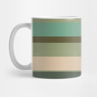 A gorgeous melt of Soldier Green, Dark Vanilla, Grey/Green, Oxley and Gunmetal stripes. Mug